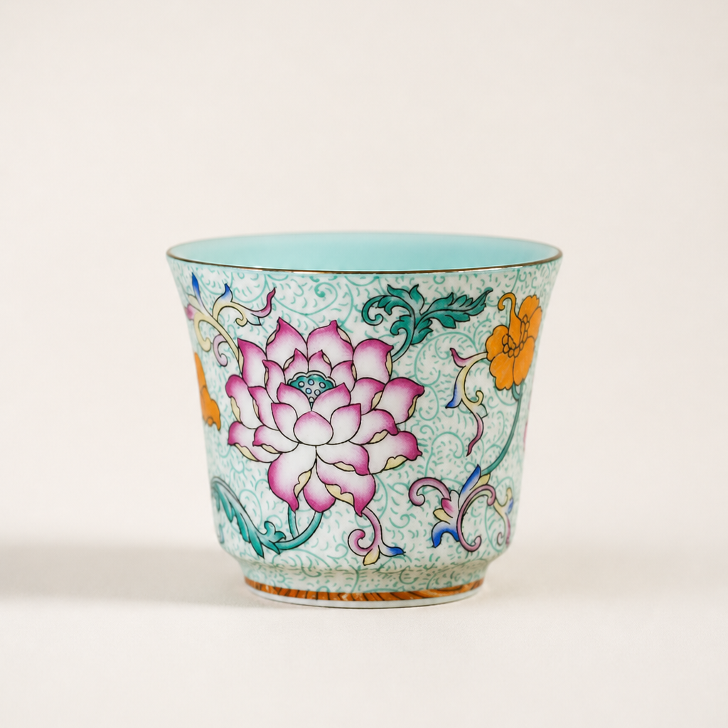 Locale Kapaklı Çay Kasesi ve Fincan Mini Set