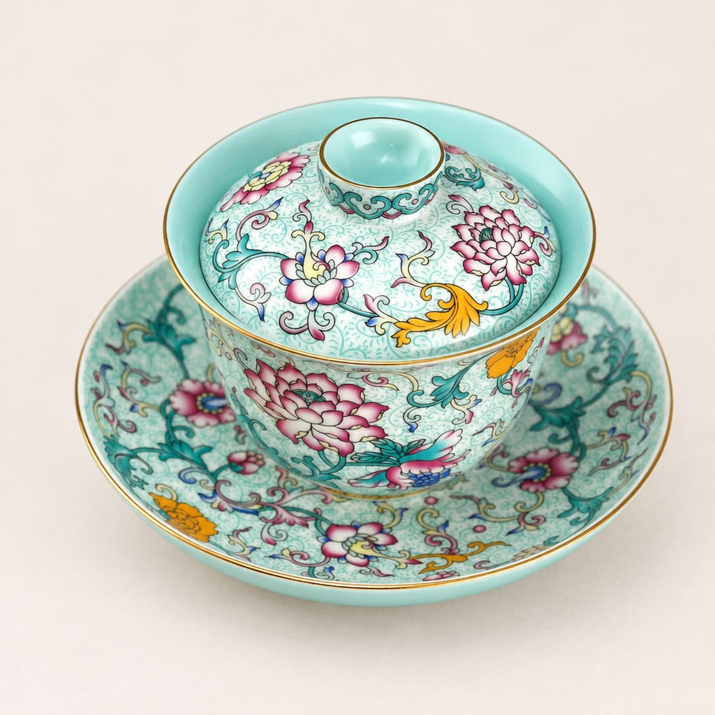 Locale Kapaklı Çay Kasesi ve Fincan Mini Set